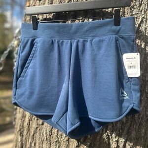 Reebok Women's Studio Shorts in the color Dark Denim